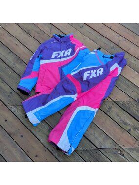 Y2K FXR x Cold Cross Series Snowmobile Full Suit Wom Sz 8 Factory Ride Edition